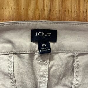 J. Crew Women’s Chino Shorts Size 16 Style #AL569 98% Cotton